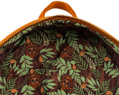 LOUNGEFLY Star Wars Wicket Ewok Footsie Cosplay Womens Double Strap Shoulder Bag Purse