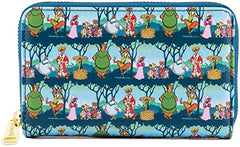 LOUNGEFLY Disney Robin Hood Sherwood All Over Print Faux Leather Wallet