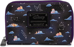 Loungefly Disney Character Animals Cloud Dreams Faux Zip Around Wallet