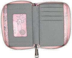 LOUNGEFLY Disney Cats Faux Leather Zip Around Wallet