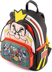 LOUNGEFLY Disney Villains Queen of Hearts Mini Backpack