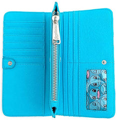 LOUNGEFLY x Pokemon Squirtle Faces Faux-Leather Flap Wallet