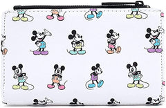 LOUNGEFLY Mickey Mouse Pastel Poses Wallet