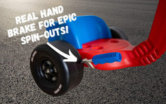 The Original Big Wheel 16 Inch Tricycle - Big Wheel for Kids 3-8 Boys Girls Outdoor Kids Toys Drift Trike with Spin Out Hand Brake - Rally Racer