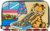 LOUNGEFLY Nickelodeon Garfield Loves Lasagna Zip Around Wallet