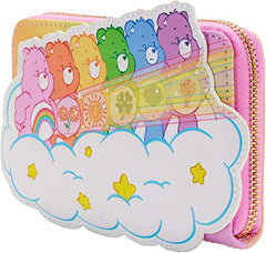 LOUNGEFLY Care Bears Stare Rainbow Zip round Wallet