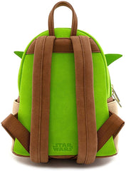 LOUNGEFLY Star Wars Pop Yoda Cosplay Womens Double Strap Shoulder Bag Purse