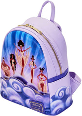LOUNGEFLY Disney Hercules Muses Clouds Womens Double Strap Shoulder Bag Purse