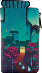LOUNGEFLY Disney Brave Princess Castle Series Flap Wallet