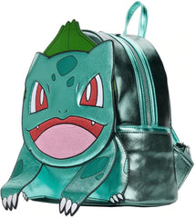 Loungefly Pokemon Metallic Bulbasaur Double Strap Shoulder Bag