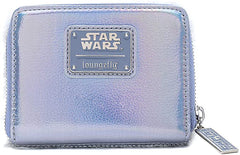 LOUNGEFLY Star Wars The Empire Strikes Back 40th Anniversary Hoth Faux Fur Zip-Around Wallet