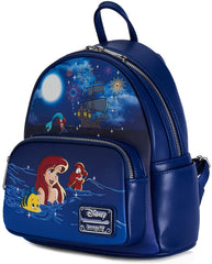 LOUNGEFLY Disney The Little Mermaid Ariel Women's Double Strap Shoulder Bag Purse