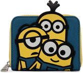 LOUNGEFLY Triple Minion Zip Around Wallet