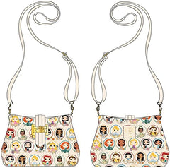LOUNGEFLY Pop! - Disney Princess Circles - Crossbody Bag Purse Handbag