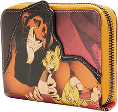 LOUNGEFLY Disney Lion King Scene Scar Ziparound Wallet
