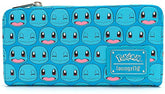 LOUNGEFLY x Pokemon Squirtle Faces Faux-Leather Flap Wallet