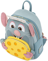 LOUNGEFLY Disney Pixar Ratatouille Chef Cosplay Womens Double Strap Shoulder Bag Purse