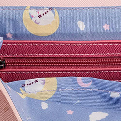 LOUNGEFLY Pusheen Unicorn Ombre Chain Strap Crossbody Bag