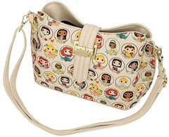 LOUNGEFLY Pop! - Disney Princess Circles - Crossbody Bag Purse Handbag