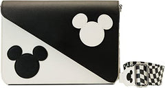 Loungefly Disney Mickey Y2K Black and White Crossbody Bag