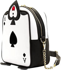 LOUNGEFLY Disney Alice in Wonderland Ace of Spades Bag