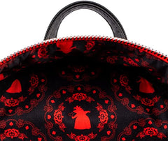LOUNGEFLY Disney Villains Queen of Hearts Mini Backpack