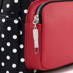 Loungefly Disney Minnie Mouse Polka Dot Double Strap Shoulder Bag