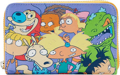 LOUNGEFLY Nickelodeon Nick 90s Zip Around Wallet