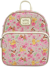 LOUNGEFLY x Pokemon Eevee and Pikachu Allover-Print Convertible Mini Backpack