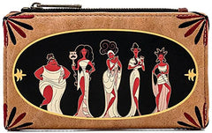 Loungefly Disney Hercules Muses Faux Leather Flap Wallet