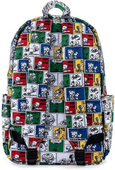 LOUNGEFLY Peanuts Comic Strip AOP Nylon Women's Double Strap Shoulder Bag