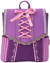 LOUNGEFLY Disney Tangled Rapunzel Cosplay Double Strap Shoulder Bag