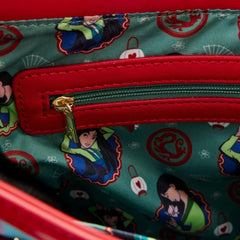 LOUNGEFLY Disney Mulan Princess Scene Crossbody Bag