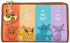 Loungefly Pokemon Eevee Evolutions Flap Wallet