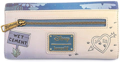 LOUNGEFLY Disney Lady and the Tramp Wet Cement Flap Wallet