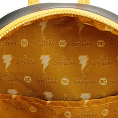 LOUNGEFLY DC Black Adam Light Up Double Strap Shoulder Bag