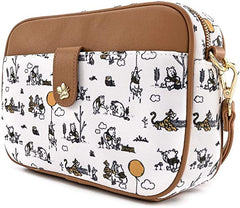 LOUNGEFLY Disney Winnie The Pooh Line Drawing Crossbody Bag Purse