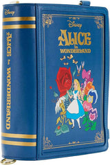 LOUNGEFLY Alice in Wonderland Book Convertible Crossbody Bag