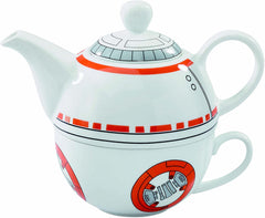 Star Wars BB-8 Ceramic Teapot and Cup Set 12 Ounce Pot, 6 Ounce Mug
