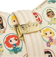 LOUNGEFLY Pop! - Disney Princess Circles - Crossbody Bag Purse Handbag