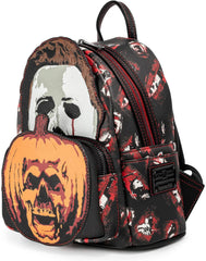 LOUNGEFLY Halloween 2 Michael Myers Pumpkin Mini Backpack