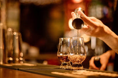 Red Glencairn Whisky Glass in Gift Carton