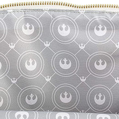 LOUNGEFLY Star Wars White Gold Rebel Hardware Mini Backpack