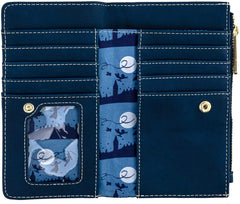 LOUNGEFLY Disney Peter Pan Second Star Flap Wallet