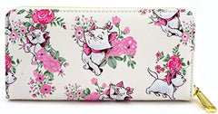 LOUNGEFLY Disney Marie Floral AOP Wallet