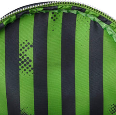 LOUNGEFLY Beetlejuice Chibi All Over Print Womens Double Strap Shoulder Bag Purse