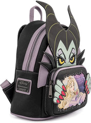 LOUNGEFLY Disney Villains Scene Maleficent Sleeping Beauty Womens Double Strap Shoulder Bag Purse