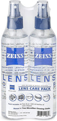 Zeiss Lens Care Pack - 4 x 8oz Bottles Cleaner, 4 x Microfiber Cloths