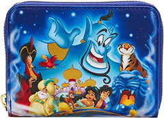 LOUNGEFLY Disney Aladdin 30th Anniversary Zip round Wallet