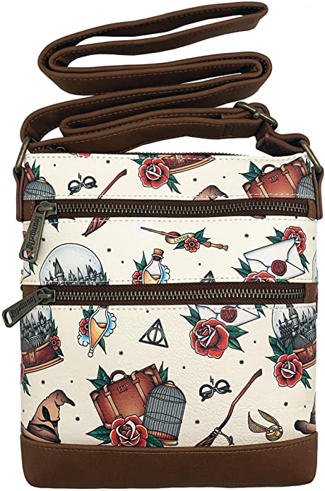 Loungefly Harry Potter Tattoo Passport Bag AS-IS